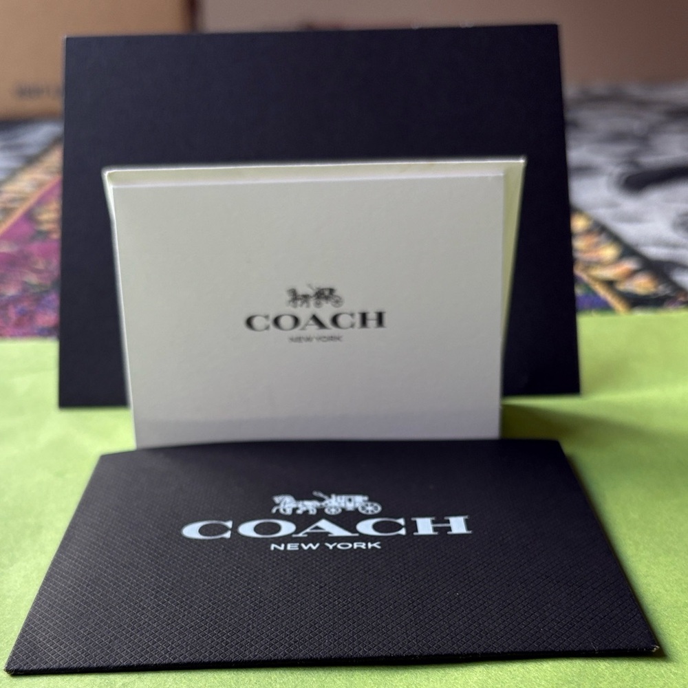 📝 COACH NOTECARD AND SLEEVE 📝